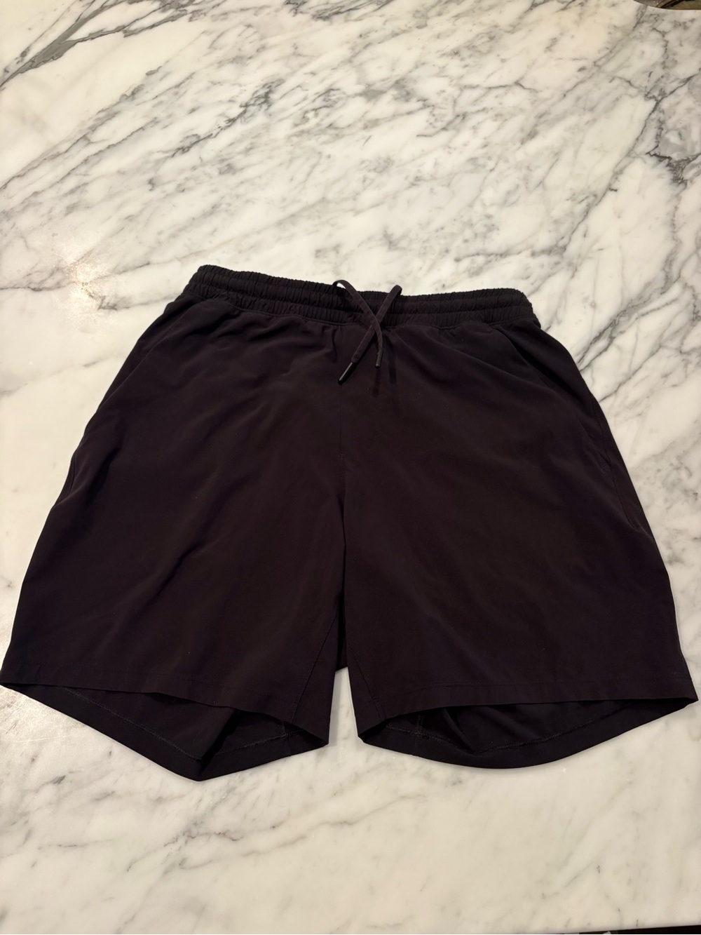 Lulu lemon Men's Performance Drawstring Athletic Shorts — Black